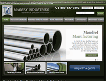 Tablet Screenshot of masseyind.com